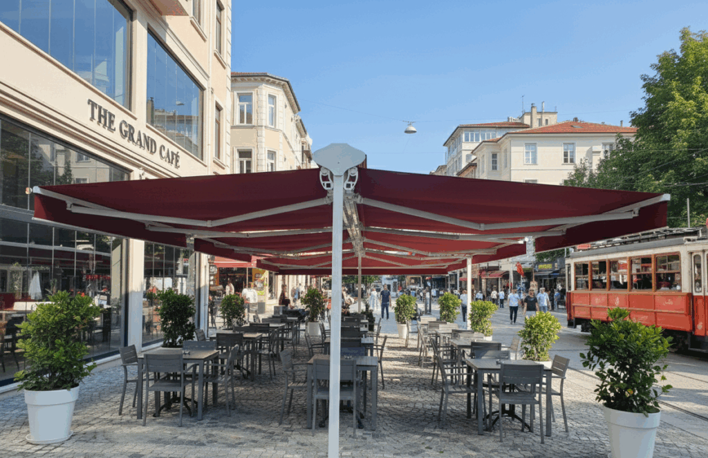 Çift Açılır Tente